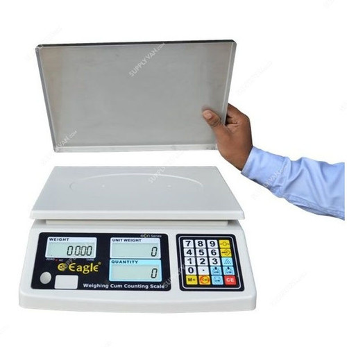 Eagle Counting Cum Weighing Scale, T-30-CT, 30 Kg Capacity, 310 x 225MM Platform - Image 2
